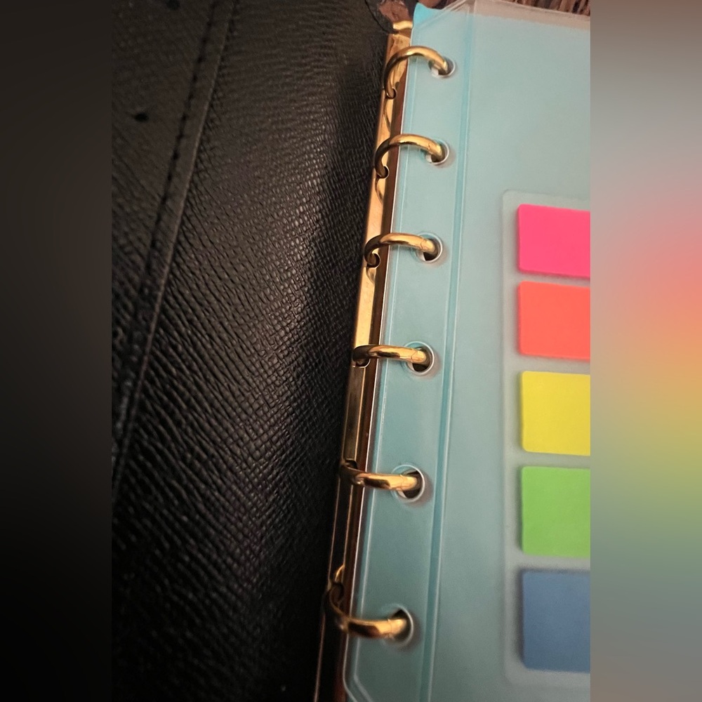 🔥 Authentic Louis Vuitton Black Epi PM Agenda Passport Holder - Picture 8 of 16